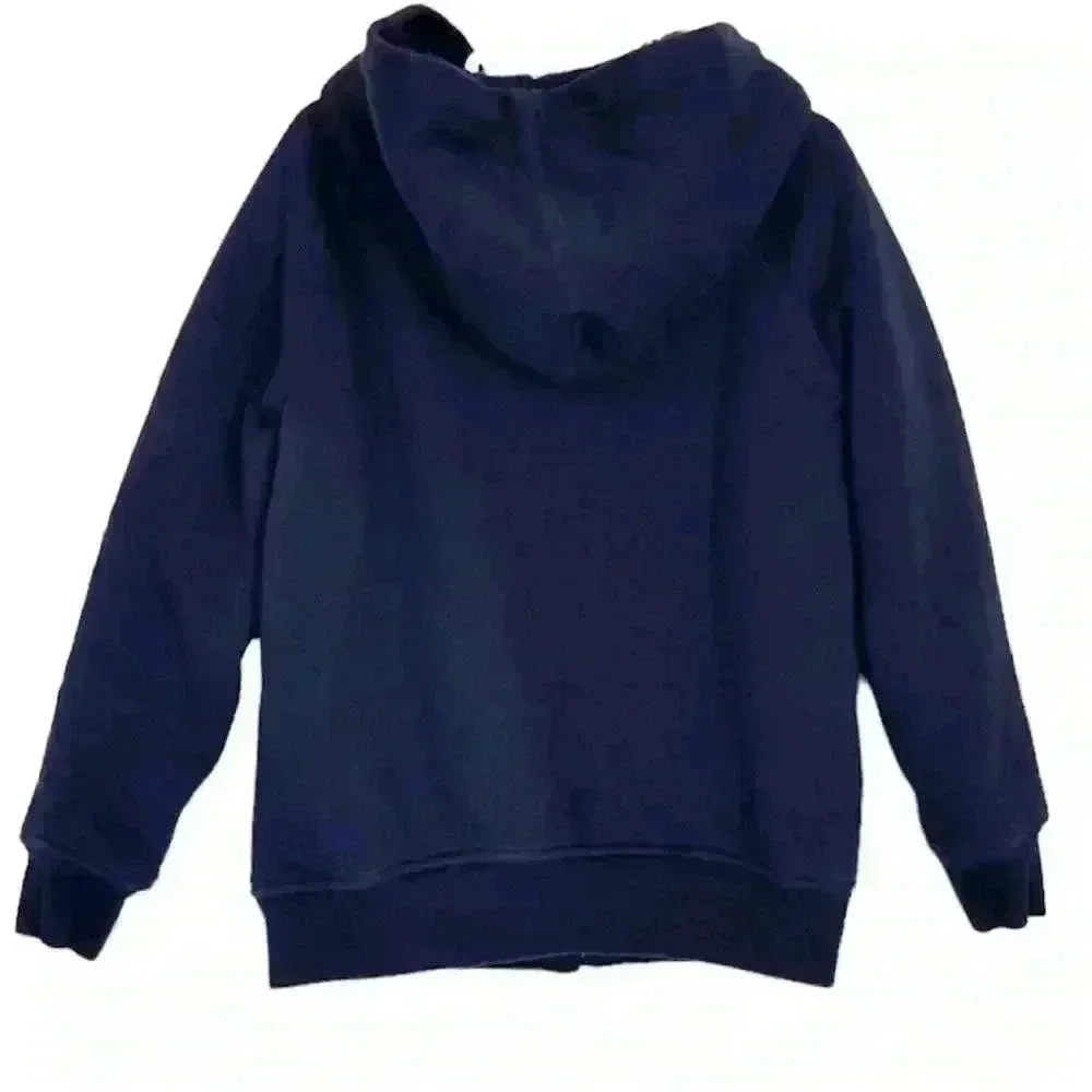 NWOT Gap Sherpa Lined Hoodie Unisex | Navy Blue | SZ‎ S